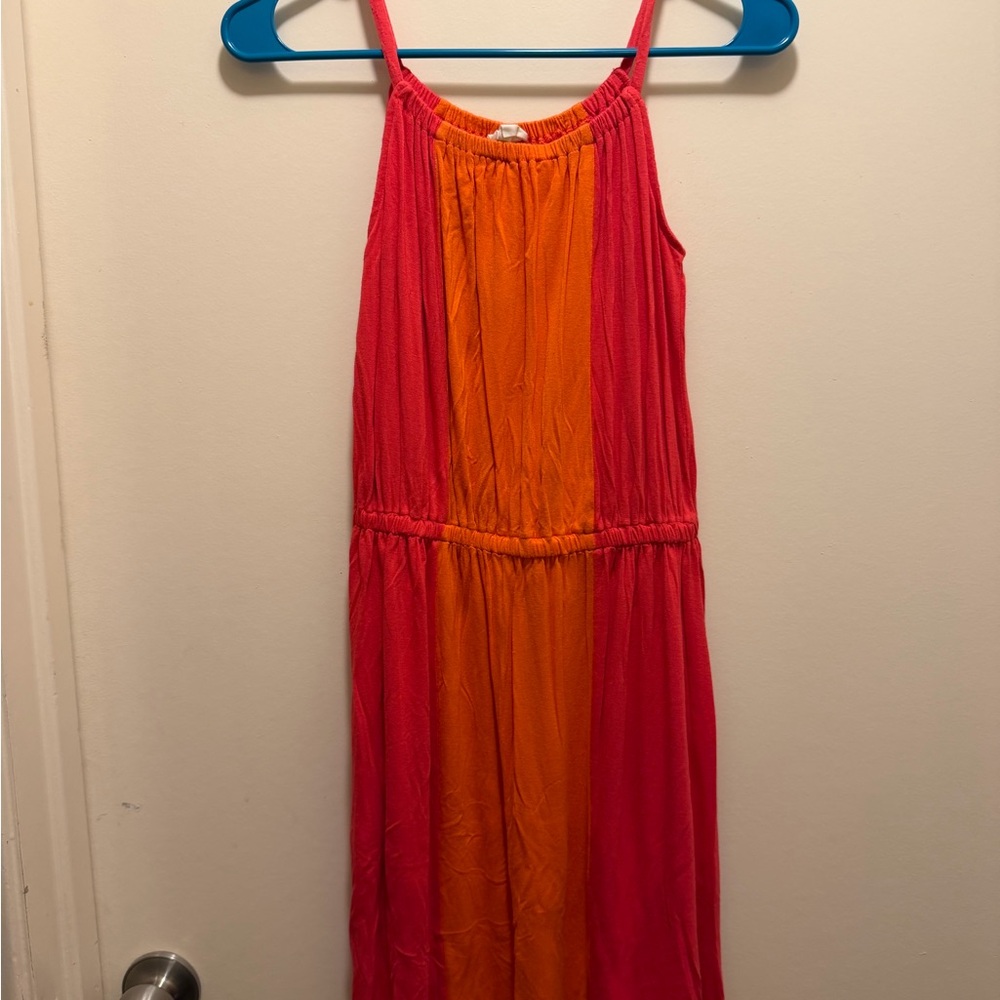 Circo Girls Two-Tone Orange and Pink Casual Dress